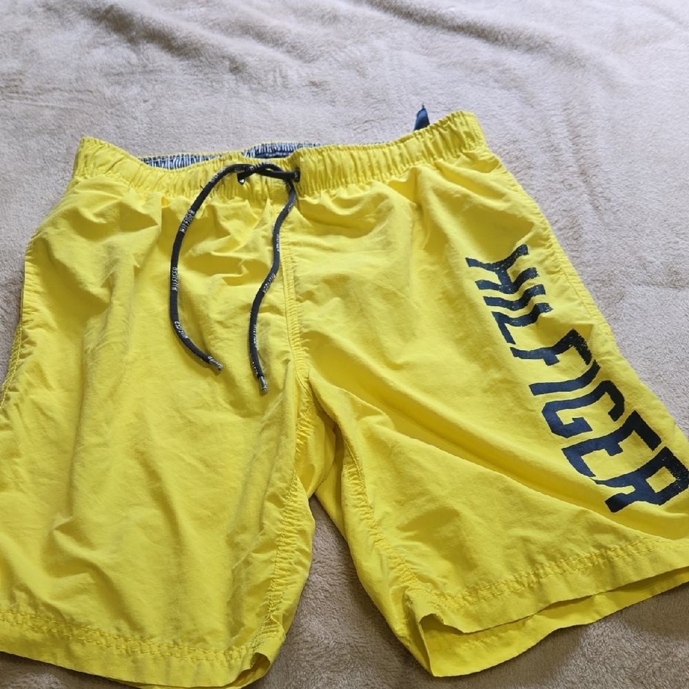 Tommy Hilfiger Men's Bright Yellow Swim Shorts